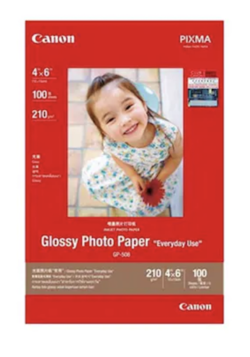 Canon Glossy Photo Paper GP508 A4 20 sheets Lazada