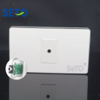 SeTo 120 Type One Port 3.5mm Earphone Panel Wall Plate Socket Keystone Faceplate