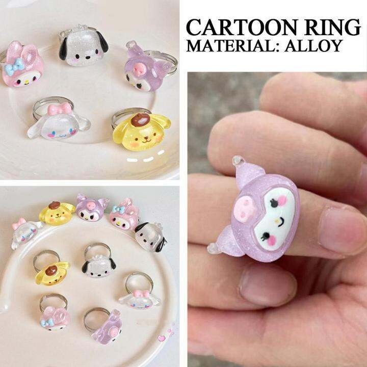 cinnamon-dog-ring-cartoon-children-adjustable-size-ring-heart-gift-girly-h5g3