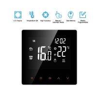 ตัวควบคุมความร้อนระบบ WiFi หน้าจอโรงแรมอัจฉริยะอุณหภูมิ LCD แบบสัมผัสสำหรับบ้าน16A โรงเรียนเทอร์โมสตัท16A สายไฟตะกั่วและอะแดปเตอร์