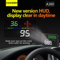 A300รถ HUD Head Up Display 3.5 Hd Digital Projector Over Speed OBD2ระบบเตือนกระจกหน้ารถ Projector Alarm รถอุปกรณ์เสริม