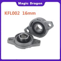 2/10Pcs KP002 KFL002 16MM Diameter Bore Diameter Self Aligning Zinc Alloy Flange Pillow Block Bearing Kfl002 Kp002 16Mm