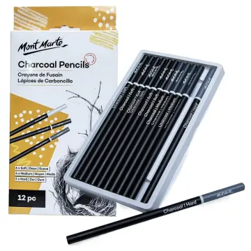 NYONI Professional Colour Charcoal Pencils Drawing Set 8PCS Skin