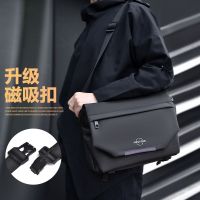 Crossbody bag mens shoulder trendy chest sports and leisure messenger multi-functional large functional bag