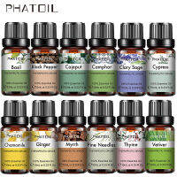 PHATOIL ขิงไซเปรสไส10มล. น้ำมันคาโมไมล์สกัดสำหรับน้ำมันหอมระเหย