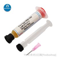 hk☏  PHONEFIX 10CC RMA-223 Solder Paste Flux Grease RMA223 with Syringe No-clean Soldering for PCB PGA BGA SMD Repair