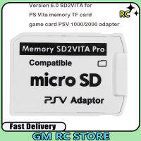 อะแดปเตอร์ PSV Vita 1000/2000ระบบ3.65ที่ใส่การ์ด TF SD ชุดแปลงไมโครการ์ด Sd เวอร์ชัน6.0