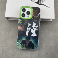 anime comic electroplating hot silver Phone Case For iPhone 15 Pro Max 14 ProMax 13 12 12Pro 11 Shockproof Phone soft border hard case Mobile phone protective case