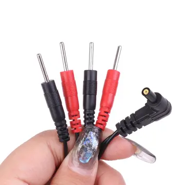 Electric Shock Wires Cable Electrotherapy Electrode Lead For