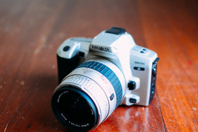 ขายกล้องฟิล์ม Minolta a360si Serial 912021109 พร้อมเลนส์ Sigma 28-80mm Macro