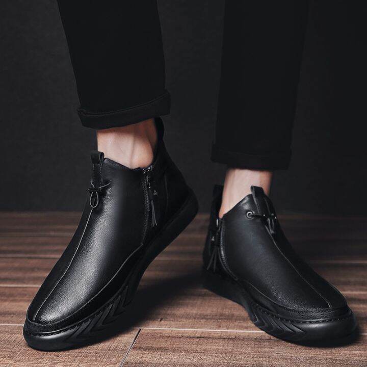 top-new-office-italian-formal-wingtip-cow-leather-men-dress-black-boots-business-shoes