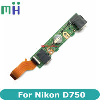 สำหรับ Nikon D750อินเตอร์เฟซ USB คณะกรรมการไดรฟ์ PCB หน่วย F LEX สายเคเบิ้ลที่มีความยืดหยุ่น FPC กล้องเปลี่ยนซ่อมอะไหล่