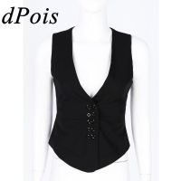 ✌✎◕ Womens Suits Ladies Waistcoats V Neck Breasted Down Sleeveless Fashion Womans Vests Mujer