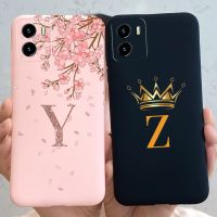 เคส Y01A สำหรับ Vivo Y01ใหม่ล่าสุดปลอกหุ้มเคสแบบเนื้อด้านมงกุฎสำหรับ Vivo Y01 Vivo เคสโทรศัพท์แบบซิลิโคนนิ่ม2022 Y 01เคส V2166