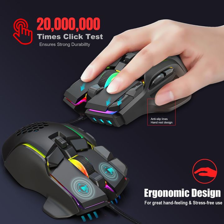 usb-ใหม่เมาส์สำหรับเล่นเกมส์-mouse-komputer-แบ็คไลท์-rgb-เกมเมอร์-mause-10ปุ่มการเขียนโปรแกรม7200dpi-การเล่นเกมที่เหมาะกับสรีระเมาส์สำหรับเล่นเกมส์เมาส์สำหรับคอมพิวเตอร์