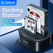 ORICO Trạm Sạc Ổ Cứng Hai Khoang Cho Ổ Cứng 2.5 3.5 Inch Ổ Cứng SSD SATA