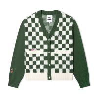 [ของแท้ ส่งฟรี จากไทย]  VANS LAMTOYS EMB PATCH CARDIGAN - GREENER PASTURES