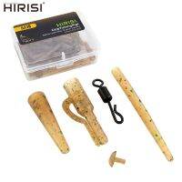 ✆♚✼ Hirisi 40pcs Carp Fishing Safety Lead Clips Tail Rubber Cone Anti Tangle Sleeve Quick Change Swivels Fishing Accessories Rig M10