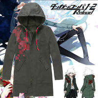 [ Star Fun]2020ใหม่แฟชั่นอะนิเมะ Super Danganronpa 2 Komaeda Nagito แจ็คเก็ต Hoodies กองทัพสีเขียวเสื้อคอสเพลย์เครื่องแต่งกาย Cos Trench