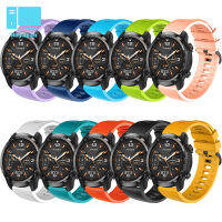 สายรัดข้อมือซิลิโคนสายนาฬิกาเปลี่ยนได้เหมาะสำหรับ Ticwatch Gtw Esim Wh11014 22มม.