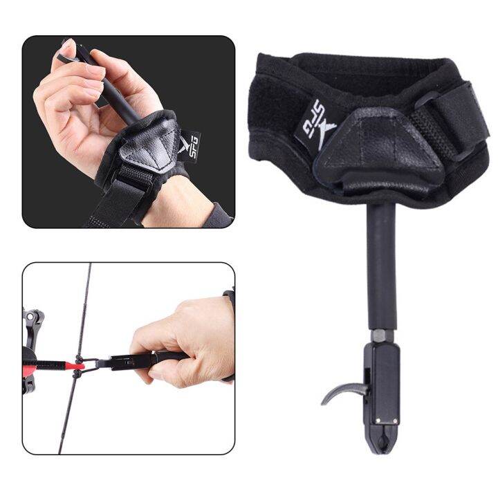 Archery Caliper Release Aids Adjustable Wrist Strap Trigger Compound Bow Hunting Lazada PH
