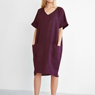 temperament-v-neck-a-line-dress-summer-european-and-american-temperament-womens-clothing-collage-short-sleeved-skirt-dress