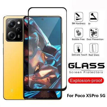 4in1 For POCO X6 Pro 5G Glass For POCO X3 X4 GT X5 X6 Pro Tempered Glass  2.5D Full Cover Screen Protector For POCO X6 Pro Film