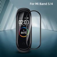 【HOT SALE】 SAQLAIN RAZA ฟิล์มแก้วป้องกัน3D แบบเต็มสำหรับ Mi Band 4 5ฟิล์มกระจกสำหรับ Mi Band5สายนาฬิกาอัจฉริยะ4 5หน้าจอแบบอ่อนฟิล์มป้องกัน