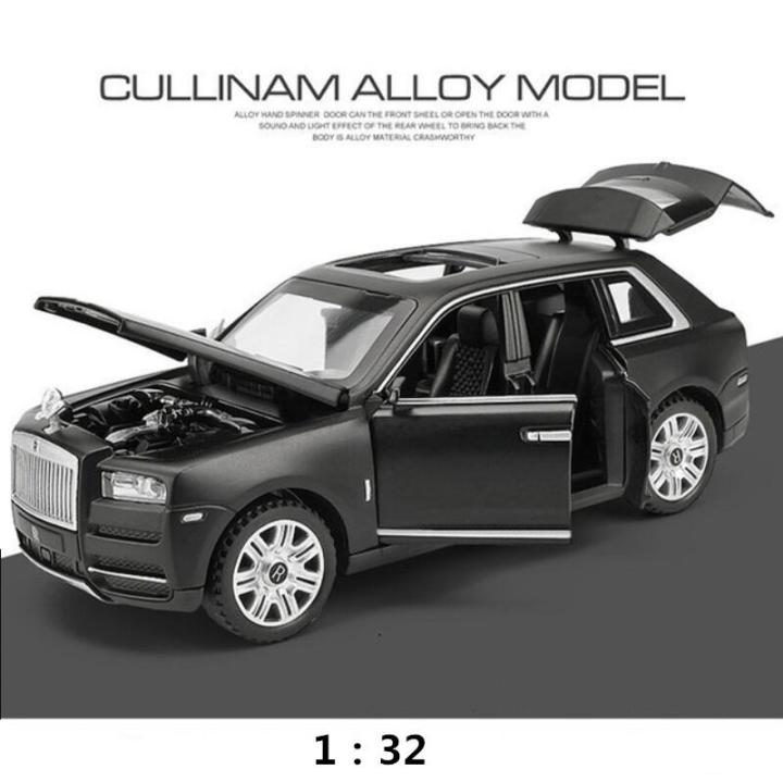 1-32-d-iecast-ของเล่นยานพาหนะ-rolls-royce-cullinan-รถรุ่นล้อแม็กแสงเสียงดึงกลับรถของเล่น