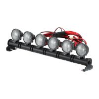 DOIT Multi-Function 6ไฟ LED บาร์4.8 ~ 6V รถ RC ไฟ LED สำหรับ D110 SCX10 Trx-4