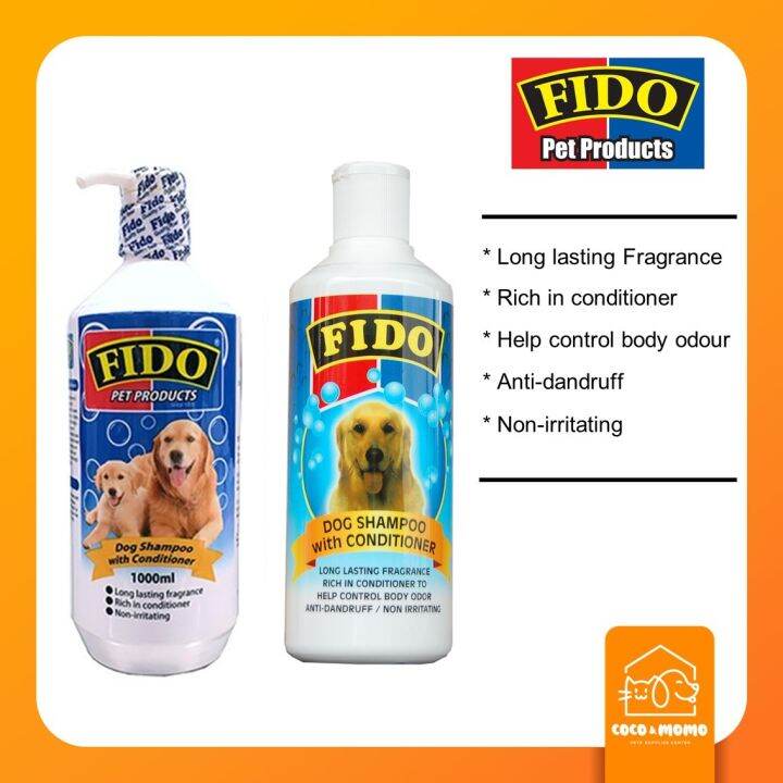 FIDO Dog Shampoo 500ml / 1000ml Pet Shampoo Lazada