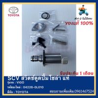 SCV ครบชุด สวิตช์ตูดปั้มโซล่า แท้ 04226-0L010 ยี่ห้อ  TOYOTA รุ่น VIGO วีโก้ ไทเกอร์ ฟอร์จูนเนอร์ ตู้ไฮแอด อินโนว่า เครื่อ(1KD 2KD) ผู้ผลิต DENSO