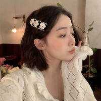 Needlework Sense BB Clip Black Wool Hair Temperament Do Style Camellia