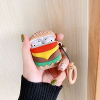 【support】 One Retail เคสรูปการ์ตูนน่ารักสำหรับ Pro Fries Burger สร้างสรรค์ฝาครอบเคสหูฟังบลูทูธไร้สายฝาครอบ For2