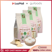 Combo 3 gói Bánh snack ăn dặm hữu cơ cho bé GUfoods- Thành phần organic