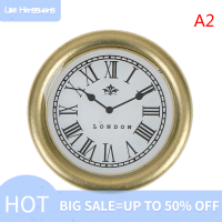 Lilei 1:12 dollhouse Miniature Wall CLOCK ตุ๊กตาบ้าน miniatminiatตกแต่งบ้านของเล่น