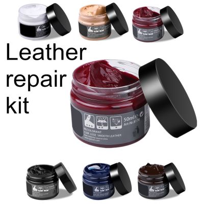 【CW】 Leather Repair Car Color Restoration Scratch Crack Rips Recoloring Shoes Sofa Scrach Set