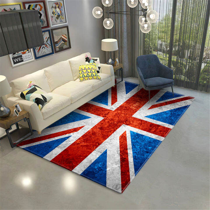 England Flag Car For Living Room R British Area Rug Room Decoration