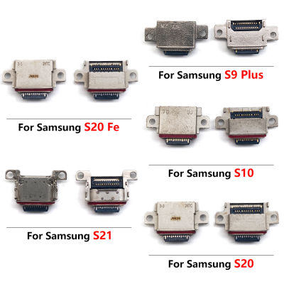 10 PcsLots Penyambung Jenis-C USB สำหรับ S8 Samsung S7 Edge บวก S9 S9บวก S21 S21 Plus S21พอร์ต Penyambung USB อัลตร้า