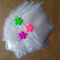 100pcs / pack transparent Pe ziplock bags resealable plastic retail packaging Bag Pe self-sealing zipper bagJewelry Packing Bags Food Storage Dispense