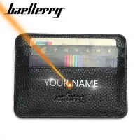 【CW】✈☸✳  2021 Card Holder Wallet Name Photo Hight Leather ID Men and