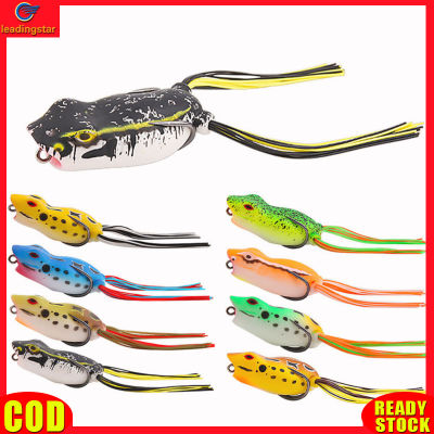 LeadingStar RC Authentic Simulated Frog Bait Topwater Fishing Crankbait Lures Artificial Soft Bait For Bass Perch Walleye Pike Muskfish Carp Roach Trout
