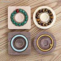 ✓♙ Natural Wooden Material Round Blank Charms Beaded Bracelet Setting Base Tray for Jewelry Bracelets Necklace Display Storage