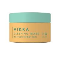 VIKKASKINCARE SLEEPING MASK 30g REFRESH สลิปปิ้งมาร์ก สูตรอ่อนโยน กู้หน้าโทรมปลอบประโลมผิว เผยผิวขาวกระจ่างใส