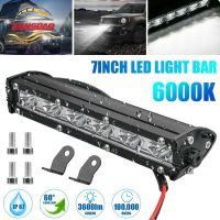 หลอดไฟสปอตไลท์ไฟบาร์ Led 7 "18W 3600lm ไฟตัดหมอกขับขี่6000K ยานพาหนะออฟโรดรถบรรทุก4wd【low price】