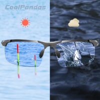 【CW】☇❒✻  Photochromic Fishing Sunglasses Men Driving Cycling Polarized Glasses UV400 Goggles de sol masculino