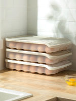 Household 24 Grids Egg Storage Box Flip Lid Type Refrigerator Storage Box Plastic Can Be Superimposed Portable Egg Tray
