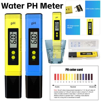 เครื่องวัดค่าพีเอชของน้ำสำหรับตัวทดสอบคุณภาพน้ำแบบดิจิทัลกระดาษทดสอบค่า PH พูล Er ความแม่นยำสูง0.01กระดาษทดสอบค่า PH แถบวัดค่า PH สำหรับสระว่ายน้ำตู้ปลา