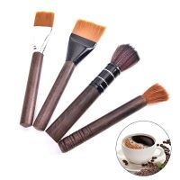 【2023】Cleaning Brush For Coffee Machine Tea Set Soymilk Machine Nylon Brush Wooden Handle Material Coffee Grinder Brush Kitchen Tools 【hot】