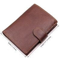 Head leather purse RFID wallet prevent scanning high-tech mans wallet Ready Stock